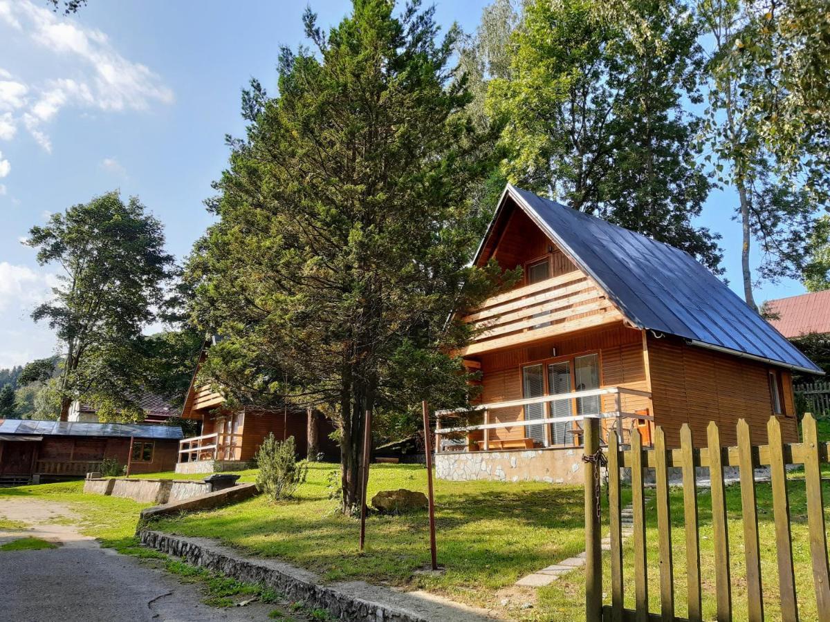 Chatky Lesná Jiřetín pod Jedlovou Esterno foto
